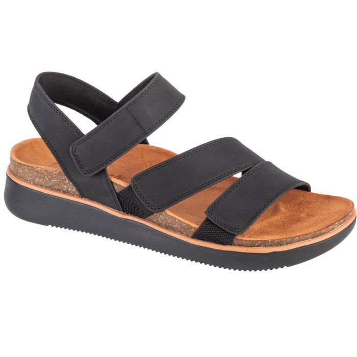 Skechers Lifted Comfort 163252-BLK Femme Noir des sandales