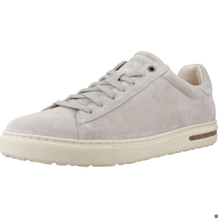 Birkenstock Chaussure Birkenstock Modèle Bend Low Suede - Coleur Gris