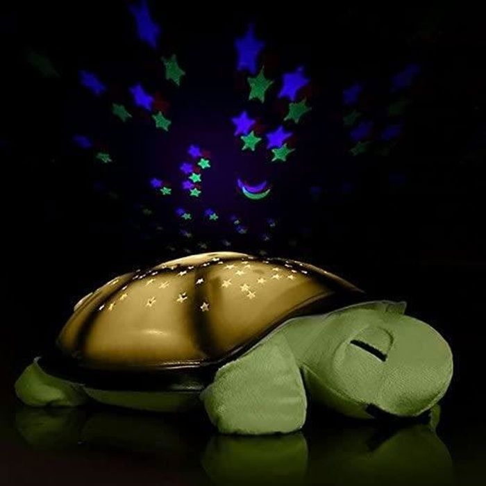 Veilleuse Projecteur Bébé - SENSBUN - Tortue Musicale - LED Lumière Nuit Enfant Fille Garçons - Vert-keeper