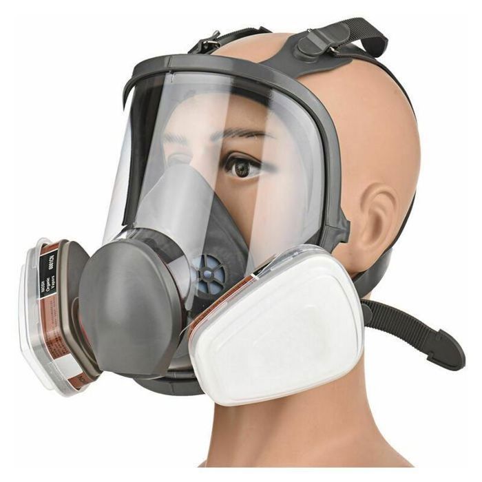 Goambuy Kit Masque Respiratoire 26 En 1 Avec Filtres - Protection Peinture Poussière Vapeurs