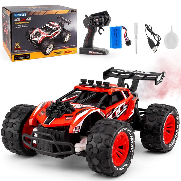 Voiture Télécommandée Transform Licorne pour 3-12 Enfant, Yeux