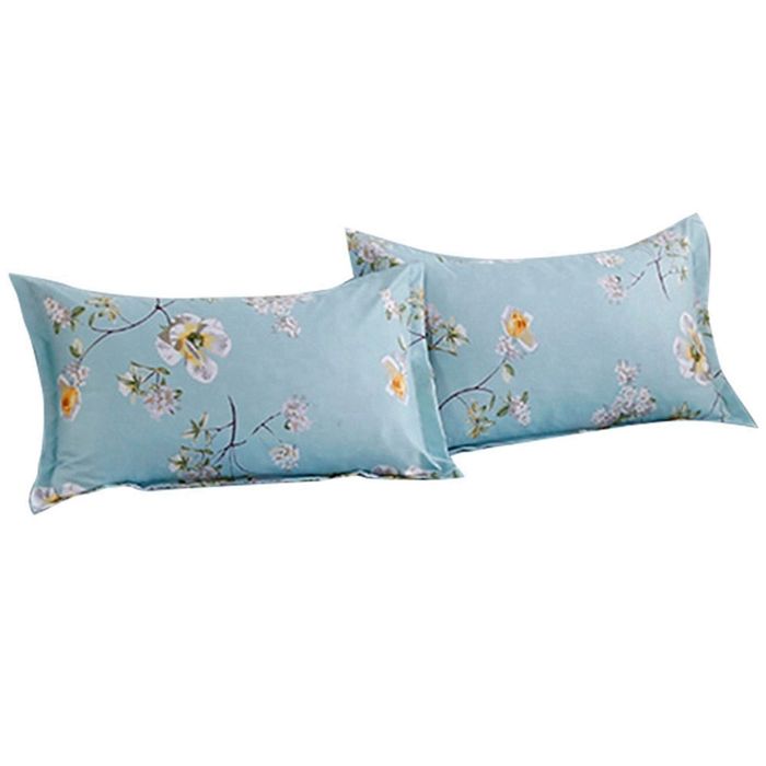SALALIS housse doreiller Taies doreiller en coton et Polyester 2 pièces douces et respirantes accessoire de deco parure