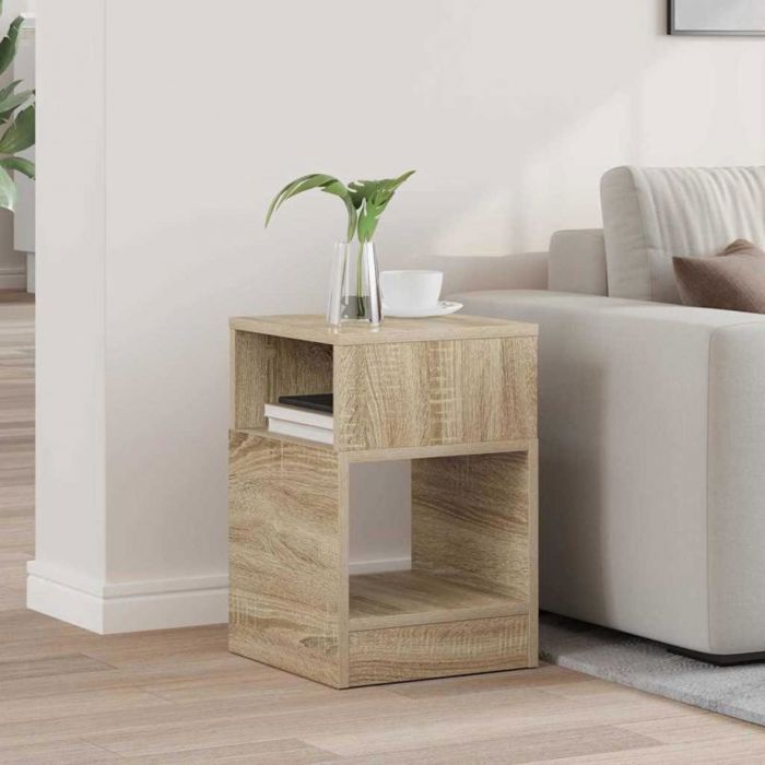 Table dappoint - table de complement - gueridon Vidaxl Table dappoint Chêne Sonoma 305 x 30 x 45 cm