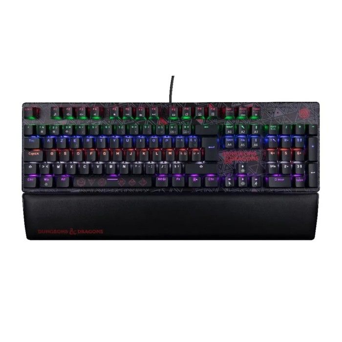 Clavier mécanique gaming avec fil Azerty Konix Dungeons & Dragons - vue 2