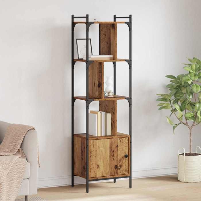 Meuble de salon - VIDAXL - Bibliothèque 6 niveaux 44 5 x 30 x 154 5 cm Bois dingénierie 4203