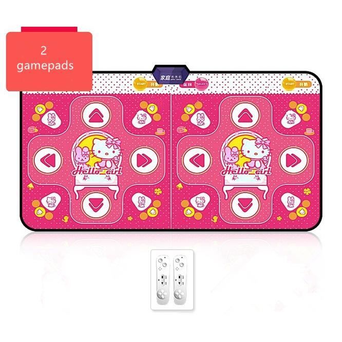 Tapis de danse sans fil, tapis de danse pour enfants et adultes, tapis de jogging et de yoga, tapis de danse somatosensorielle pliable en PVC pour Tapis de danse sans fil, tapis de danse pour enfants et adultes, tapis de jogging et de yoga, tapis de danse somatosensorielle pliable en PVC pour