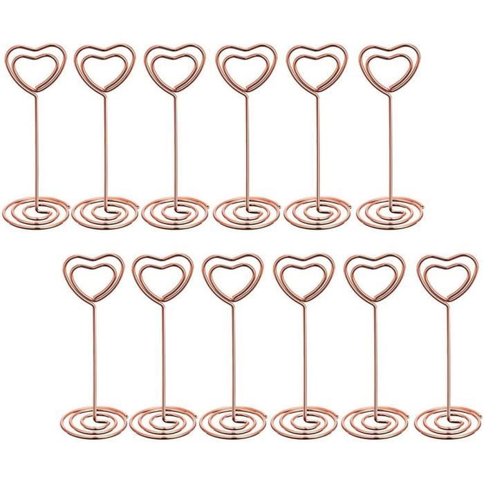 20 Pcs Mémo Clip Étoile – Porte-Photo, Numéro De Table & Carte Mariage, Noël Ou Anniversaire, Design Élégant Et Pratique