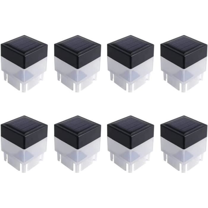 2 Lampes Solaires Pour Poteaux De Clôture - Capuchon Solaire 4x4, étanche IP65, éclairage Automatique - Terrasse, Jardin - 5
