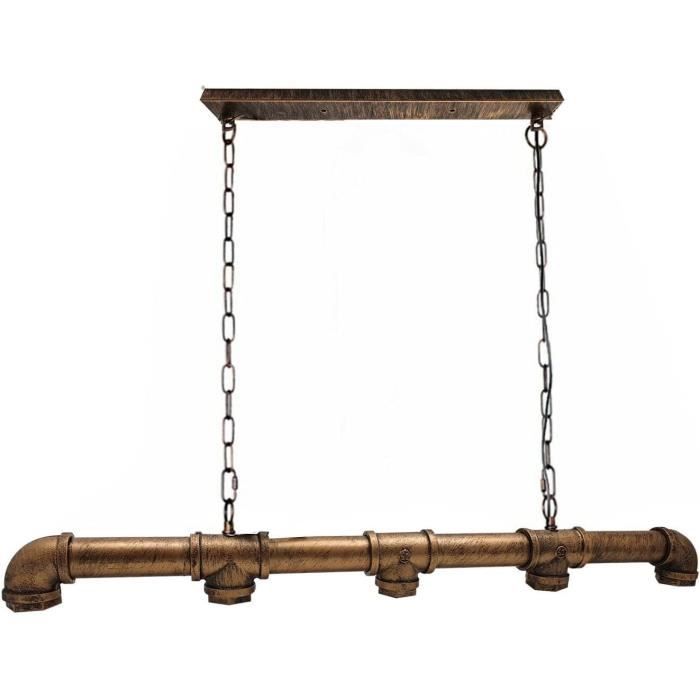 Lustre De Conduite d'eau, Suspension Vintage Industrielle Lampe