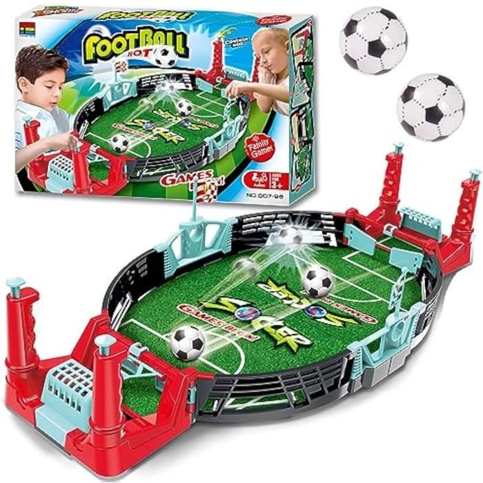 Mini Baby-foot Pour Enfant - Jeu De Table Portable Avec 6 Balles, Pour Enfants Dès 3 Ans