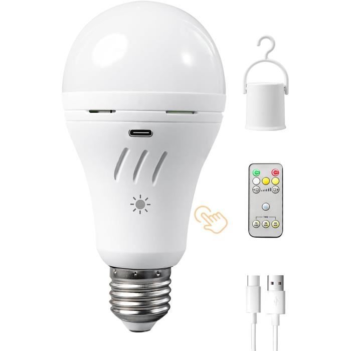 Ampoule LED connectée Filament E27 G125 Transparent 4,9W cons. Variation de  luminosité