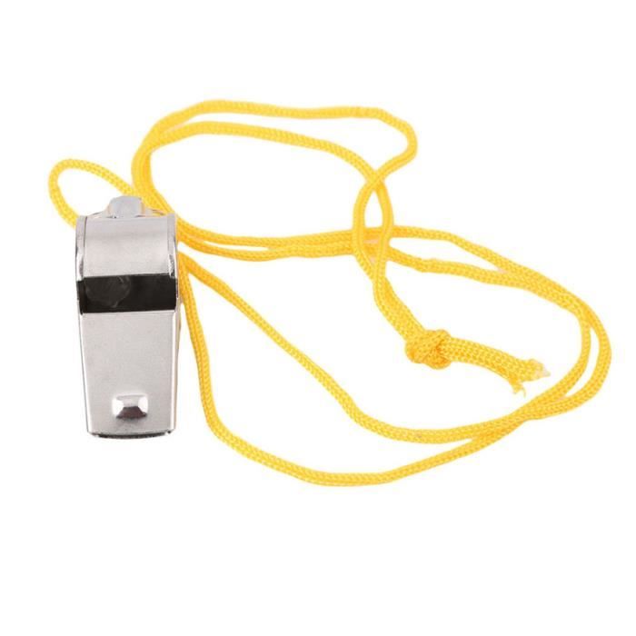 Kit Arbitre Football - 3 Sifflets Acier + 6 Cartons Rouge/jaune + Sac - Pour Enfants, Enseignants, Entraîneurs - 13