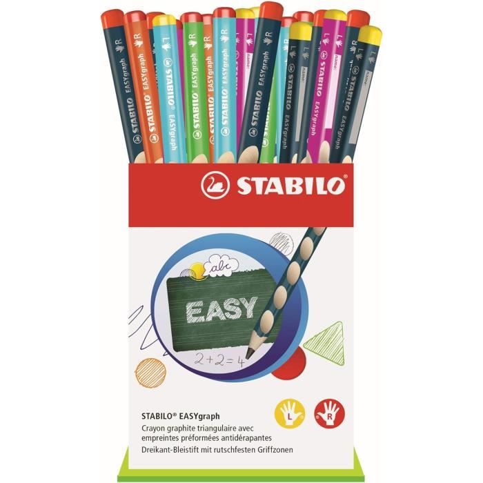 Crayon Graphite Ergonomique Easygraph Pot De 36 Crayons Hb 30