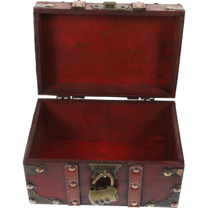 10 Coffres Au Trésor Pirates En Plastique - Boîtes De Rangement Déco Pour Bijoux Ou Fêtes