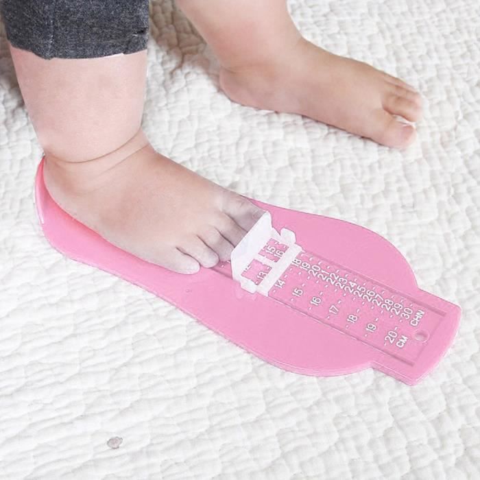 pied bebe taille