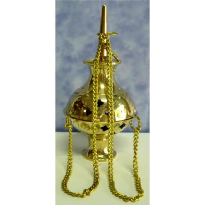 Encensoir d'Eglise avec chaines h 12cm - Cdiscount Maison