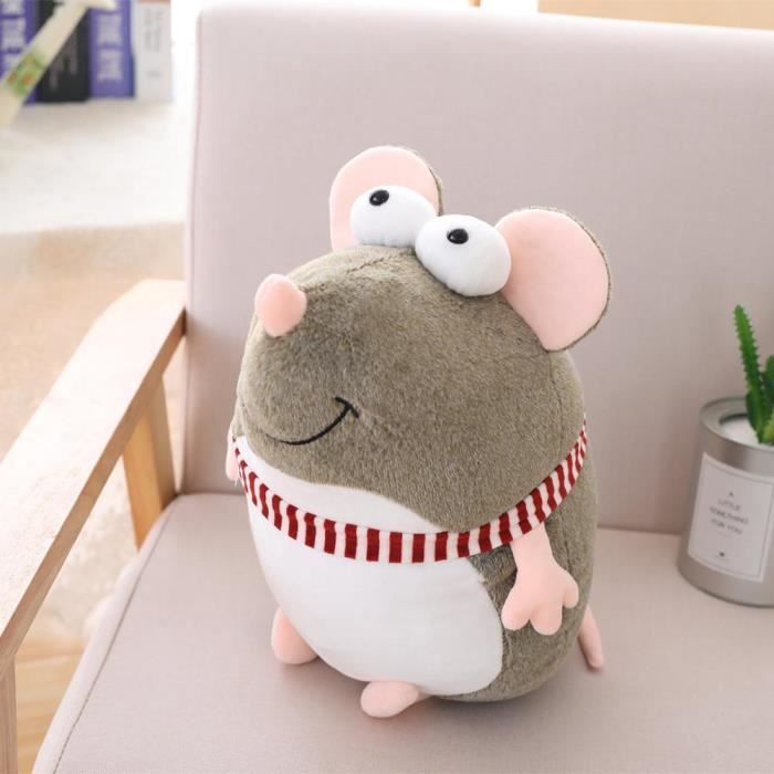 35cm Mignon Peluche Gros Yeux Souris Jouet Peluche Animal Poupee Bebe Enfants Anniversaire Cadeau Boutique Cdiscount Jeux Jouets