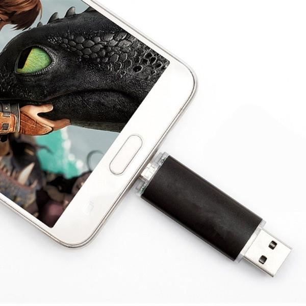 Clef USB 8Go 2 en 1 pour  Fire HD 8 Smartphone & PC Micro