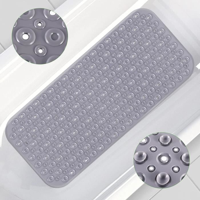 Tapis De Douche Antidérapant 35x70cm Avec Ventouses - Chat Mignon, Lavable En Machine, Anti-Moisissure Pour Baignoire Et Salle De Bain