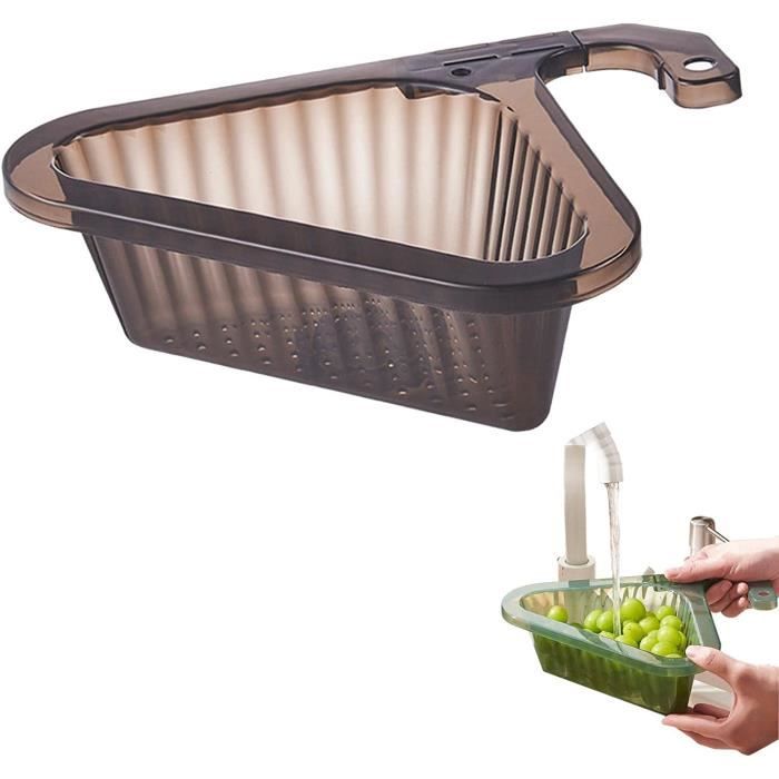 Set De 7 Pièces : Passoire/égouttoir à Légumes 2-en-1 Pliable + Râpes - En Plastique Sans BPA - Double étage Pour Laver Et égoutter
