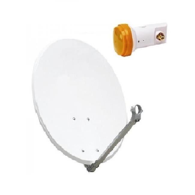 Parabole Satellite SEDEA 85cm Acier Zingué - LNB 2 Sorties