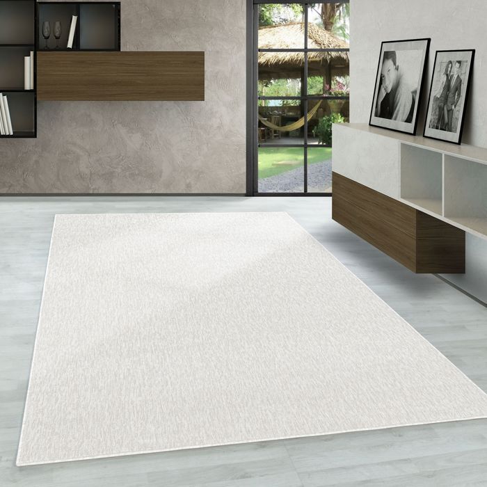 Carpetsale24 Tapis Salon 200x290 Cm Blanc Uni Moderne Et Moelleux à