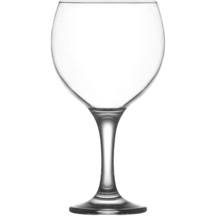 Tradineur Misket Lot De 24 Verres à Vin, 210 Ml, Passent Au