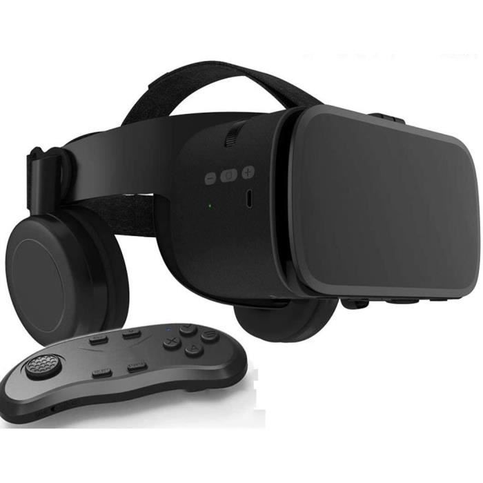 VR Casque de Réalité Virtuelle O285XB Smartphone pour 4.7-6.5 Android and iOS pour iPhone 11 Pro/iPhone XS Max/iPhone 8/8Plus/7/7Plus 3D VR Lunettes pour Jeux et Films Casque VR 