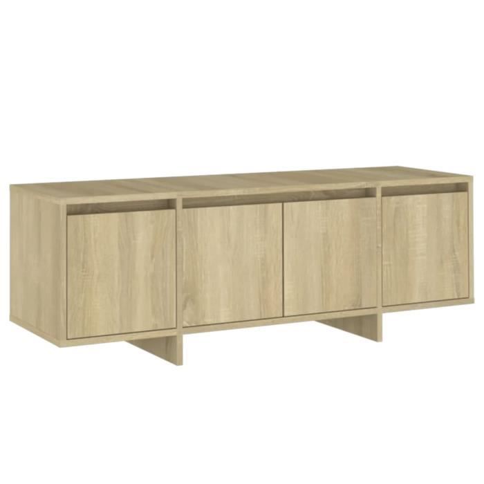 BONNE Armoire TV ,Meuble TV ,Table TV TOP Chêne sonoma 120x30x40,5