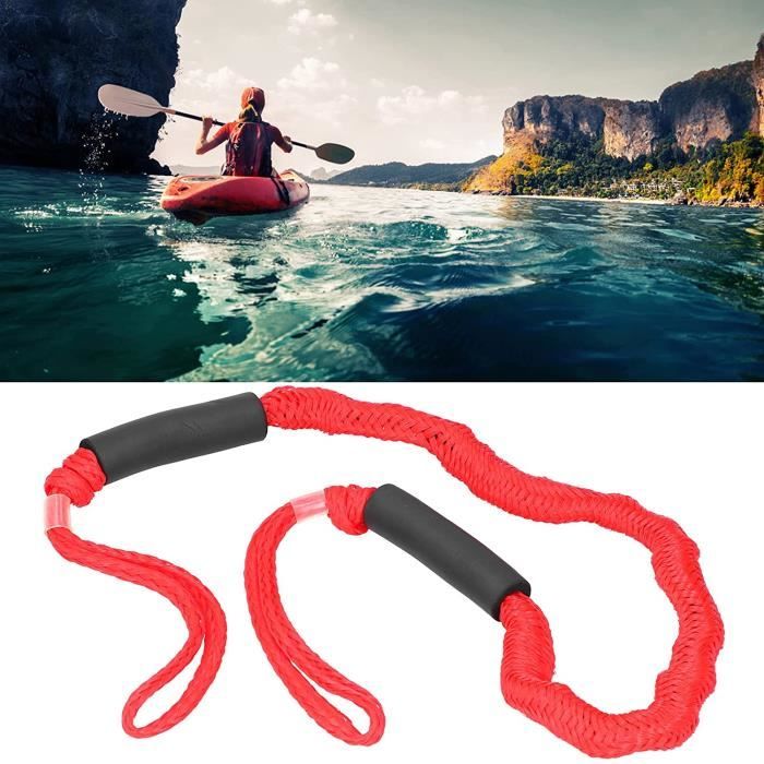 Ligne De Quai Élastique 4 Pieds - Corde Amarrage Extensible Bateau