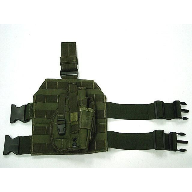 Étui Tactique Pour Pistolet Airsoft – Nylon, Ajustable, Fixation Ceinture Ou Jambe, Pour Main Droite - 8