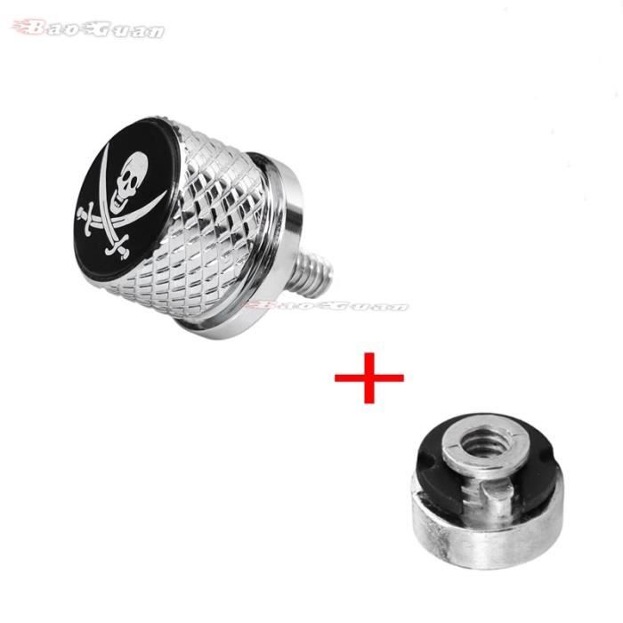 Boulon De Siège Arrière Moto Harley Et Autres - Acier Inoxydable, Filetage 1/4-20, Kit De Fixation