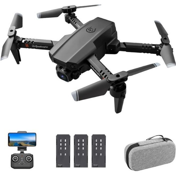 GoolRC Compatible avec LS-XT6 RC Drone Battery 3.7V 500mAh Lithium Remplacement Batterie Modulaire pour Quadricoptère RC