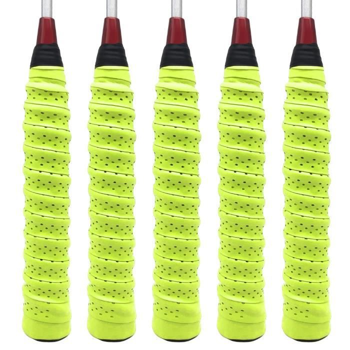 badminton AoleeEU Lot de 6 surgrips antidérapants et absorbants pour raquette de tennis