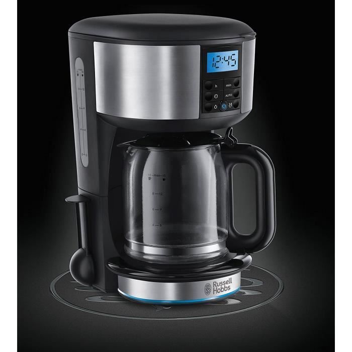 RUSSELL HOBBS - Cafetière programmable 18 tasses 950w ardoise - 18017