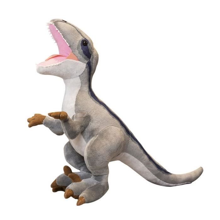 Modèle de poupée douce de dinosaure mignon, jouet en peluche de Simulation Velociraptor, cadeau