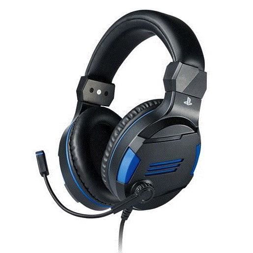 Casque Gaming - Bigben - PS4 - Stéréo - Micro réglable - Coussins confortables