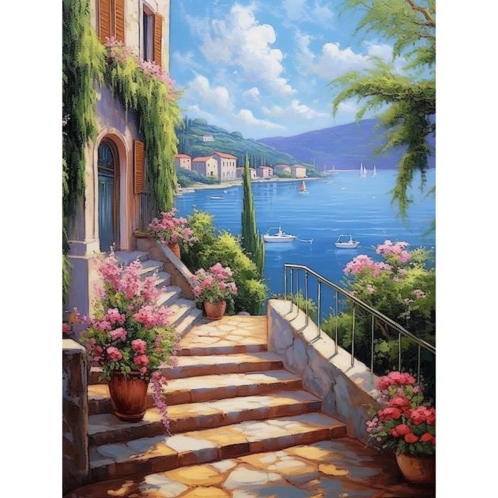 5D Diamond Painting 'Geist Halloween' - DIY Diamantbild Mit Runden Strasssteinen, 30x40 Cm