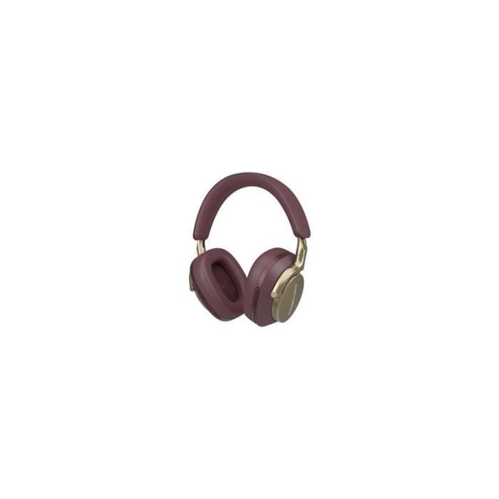 Casque Bluetooth - BOWERS & WILKINS - PX8 - Réduction de bruit active - Violet Bordeaux - Sur-oreille
