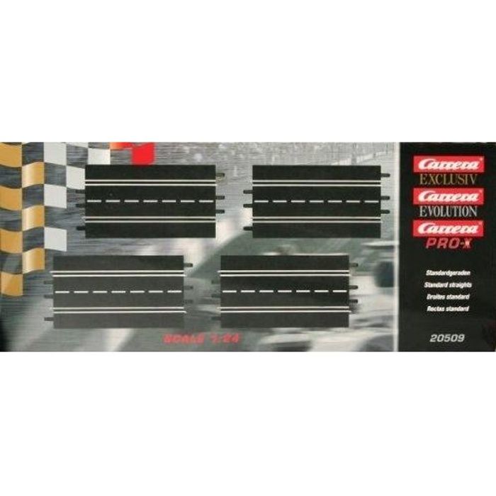 Rail et accessoire pour circuit Carrera - 1/24 et 1/32 - Evolution et Digital 132/124 - Droites S - 345mm