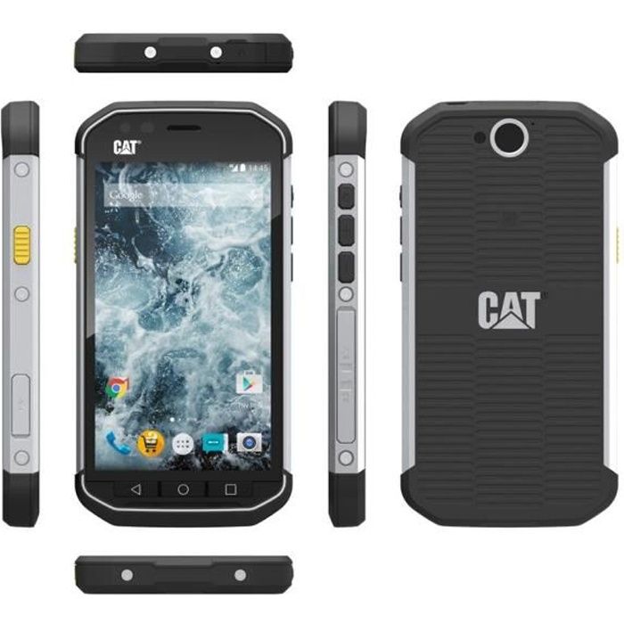 Achat T&eacute;l&eacute;phone portable Caterpillar CAT S40 Smartphone 16 Go double Sim noir Caterpillar S40 Bon état Boîte blanche pas cher
