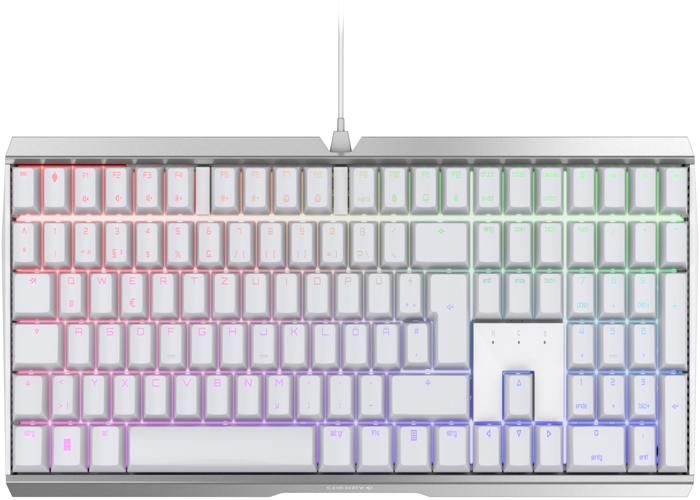 Clavier de jeu - CHERRY - MX BOARD 3.0S - RGB - Blanc - MX SILENT RED - USB
