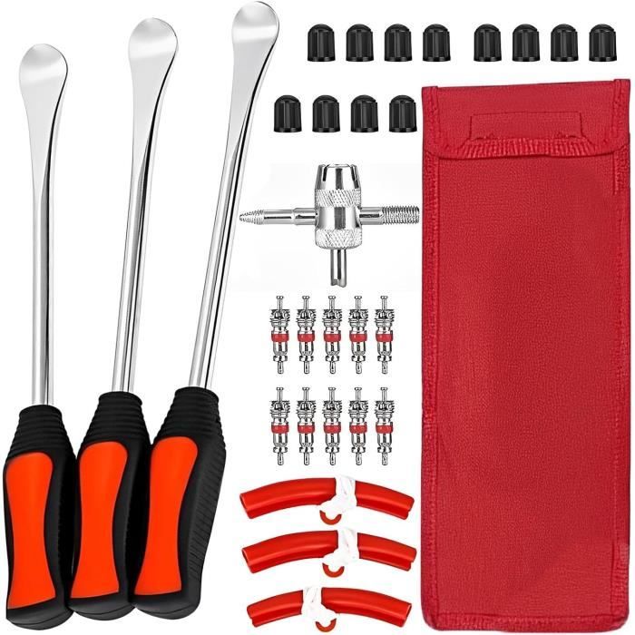 Paire De Démonte-pneus VTT Continental - Orange, Plastique Solide, 2 Leviers