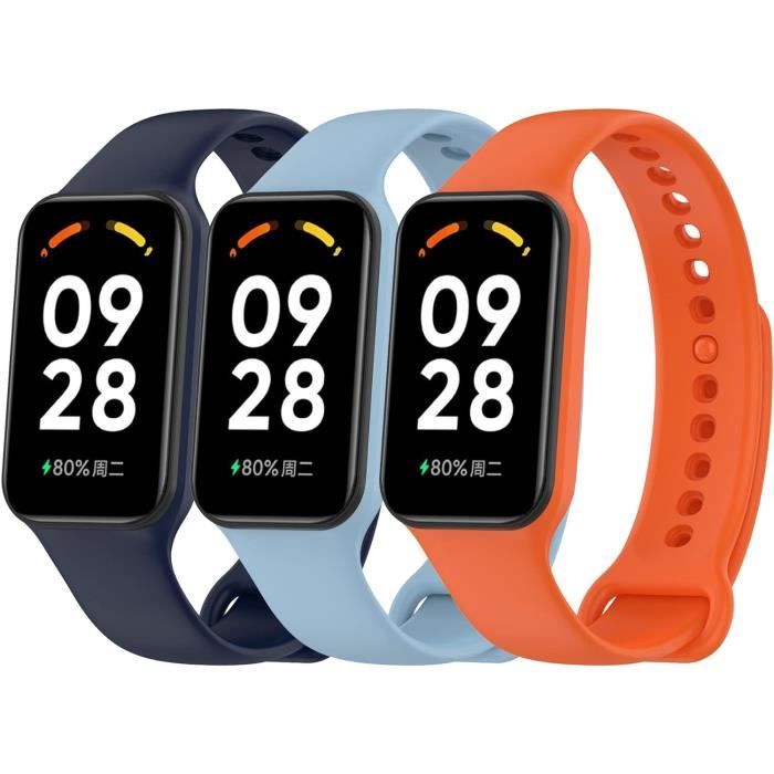 Lot De 3 Bracelets Montre Silicone Wanme 20mm - Dégagement Rapide - Confortables Et Imperméables - Homme Femme
