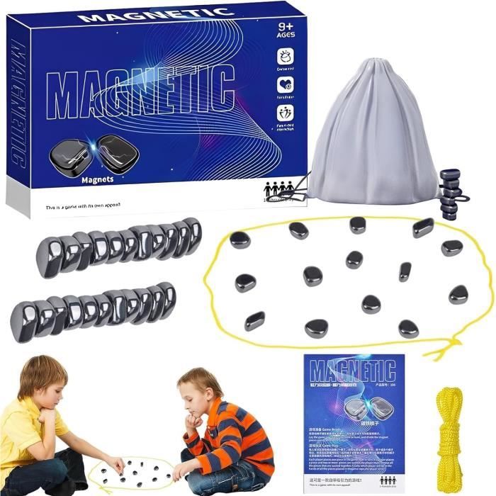 Jeu D'échecs Magnétique De Voyage – Plateau Tournant – Stratégie éducative – Cadeau Noël (A)