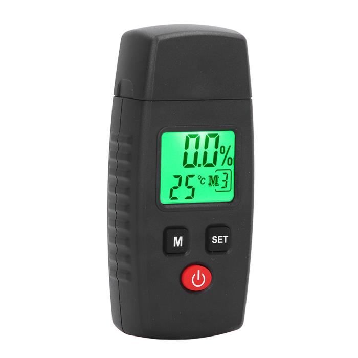 Testeur Humidité Aonore - Humidimètre Non Destructif Profondeur 40mm LCD Couleur Avec Alarme