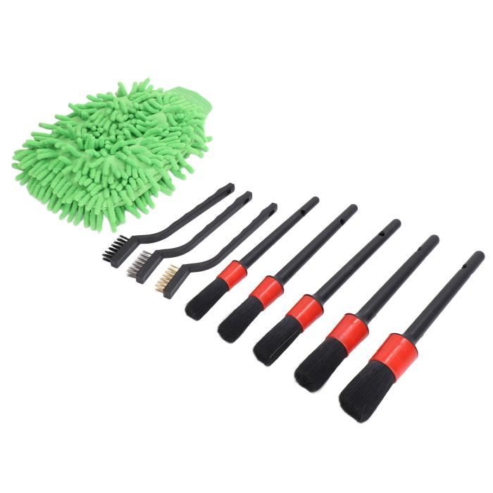 2 Brosses Nettoyage Intérieur Voiture - Poils Doucs Anti-rayures - Pratique
