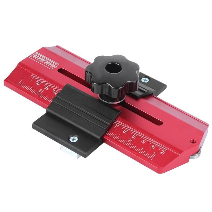 Jauge D'alignement De Scie De Table, Calibrateur, Indicateur à Cadran, Guide De Gabarit Fin, Outil De Travail Du Bois 0-120mm, Utilisation Sur Le Terrain En Atelier Réglable