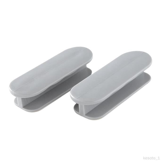 Emboîtures D'angle Droit Pour Porte-vêtements - 2 Pièces En Plastique Noir - Compatibles Avec La Plupart Des Séchoirs Et étagères