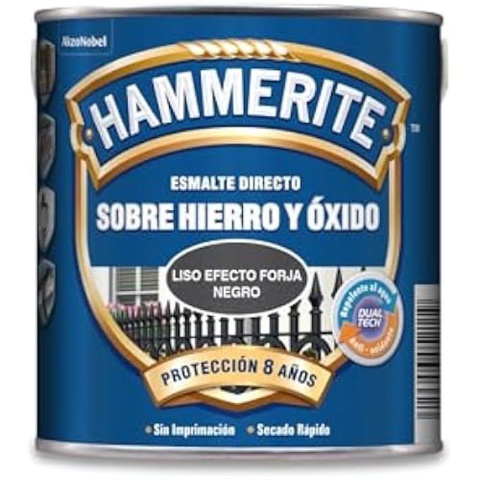 Hammerite Metalico Forja 750ml Gris De Hammerite Caja De 6 Unidades
